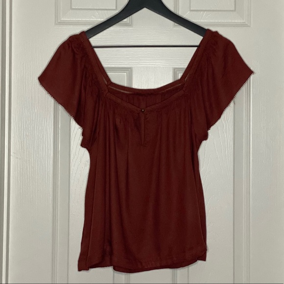 Burnt orange Mossimo Blouse - Picture 2 of 2
